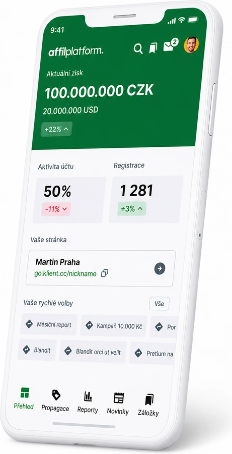 Affilplatform mobile app