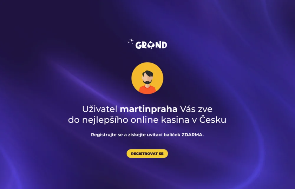 Personal Pozvánka, personalized landing page